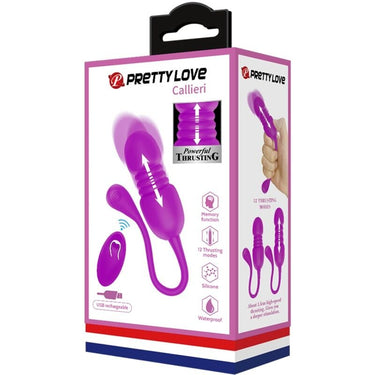 Ovetto Vibrante Wireless in Silicone Viola con Telecomando